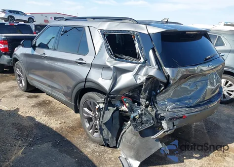 2022 Ford Explorer Xlt из США, поврежденный, VIN 1FMSK7DH0NGC28344